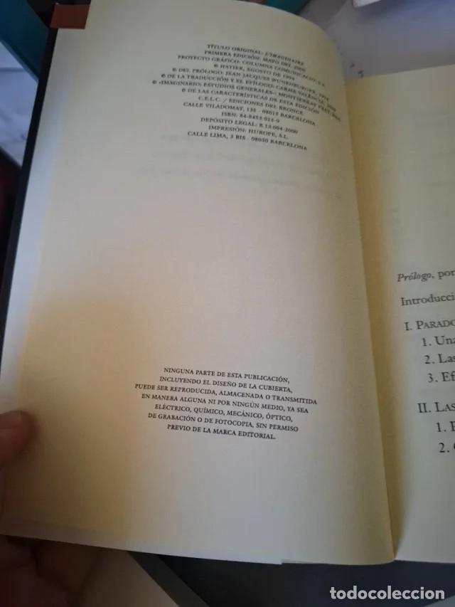 Libros de segunda mano: Libro: Lo imaginario, de Gilbert Durand - Foto 2