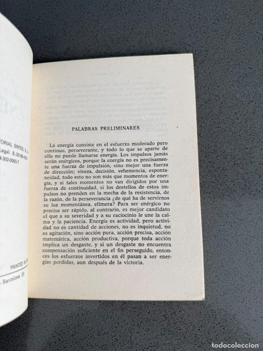 Libros de segunda mano: EL PODER Y LA CLAVE DE LA ENERG&Iacute;A. DR. E. W. STEVENS. EDITORIAL SINTES - ESOTERISMO - AYUDA - Foto 5