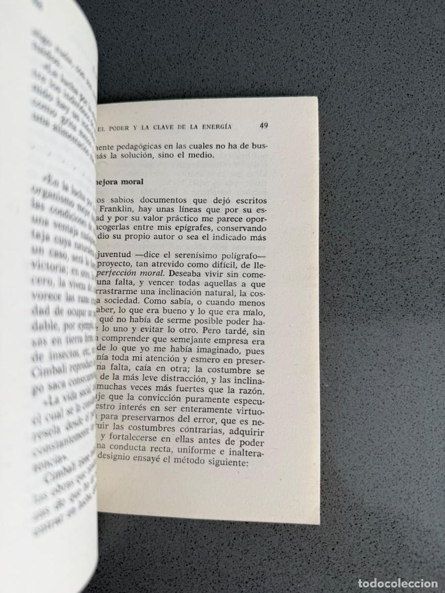 Libros de segunda mano: EL PODER Y LA CLAVE DE LA ENERG&Iacute;A. DR. E. W. STEVENS. EDITORIAL SINTES - ESOTERISMO - AYUDA - Foto 7
