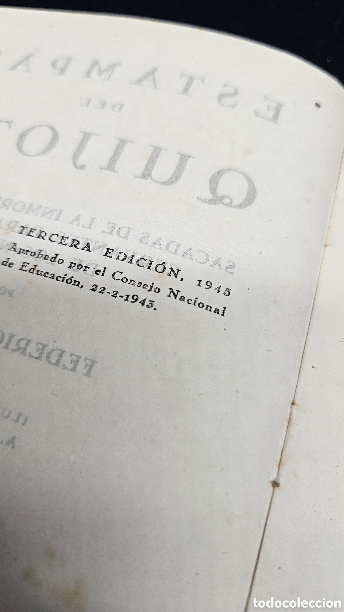 Libros de segunda mano: Estampas del Quijote 1945 - Foto 5
