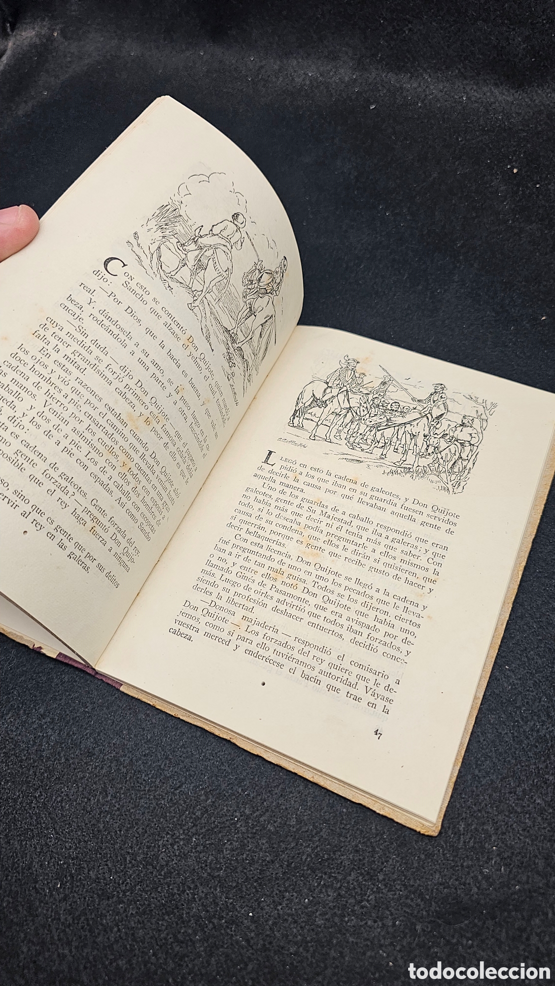 Libros de segunda mano: Estampas del Quijote 1945 - Foto 8