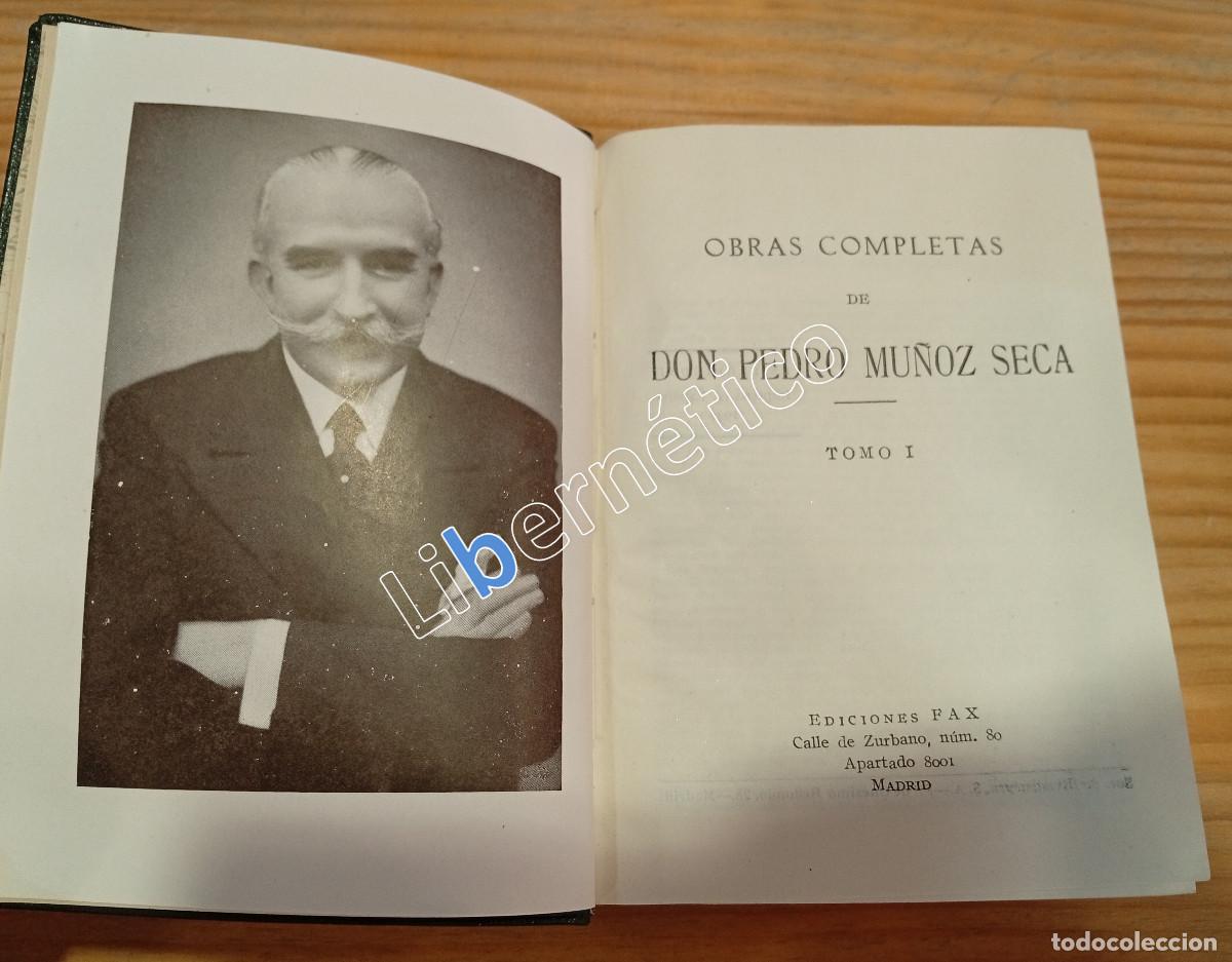 Libros de segunda mano: Obras completas de Pedro Mu&ntilde;oz Seca. 6 Tomos - Foto 7