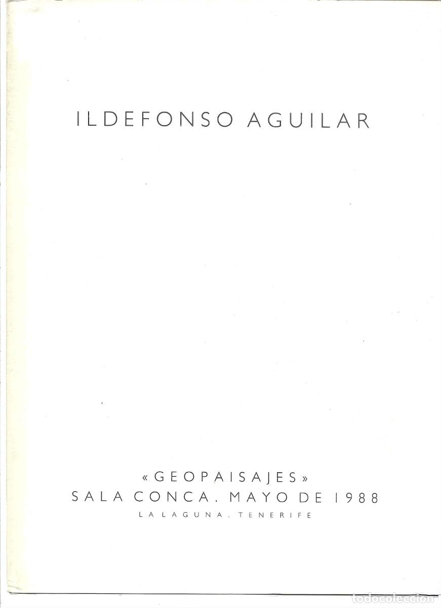 Gebrauchte B&uuml;cher: Ildefonso AGUILAR : Geopaisajes. (Sala Conca, Tenerife. 1988)