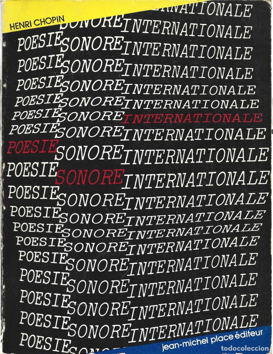 Gebrauchte B&uuml;cher: Henry CHOPIN : Poesie Sonore Internationale. (Introduction de W.S. Burroughs. Paris, 1979)