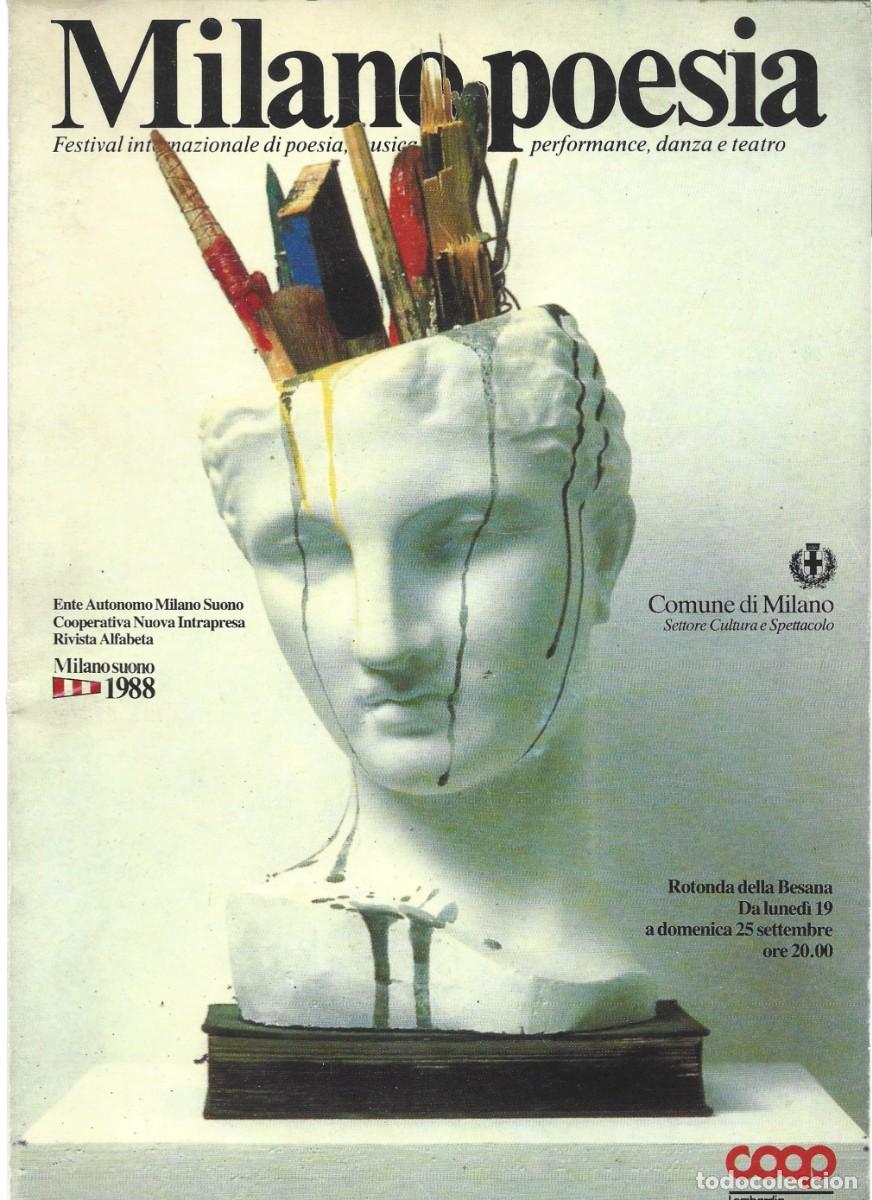 Libri di seconda mano: MILANO POESIA 1988. Festival internazionale di poesia, musica, video, performance, danza e teatro.