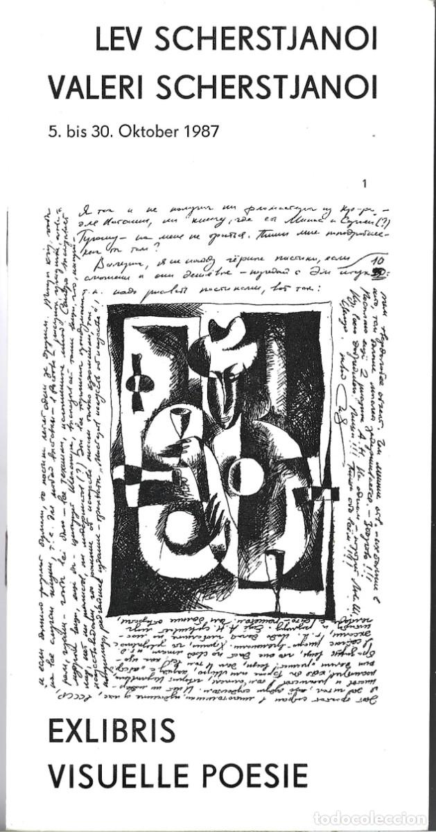 Libri di seconda mano: Lev SCHERSTJANOI / Valeri SCHERSTJANOI : Exlibris. Visuelle Poesie. (Galerie Am Markt, 1987)