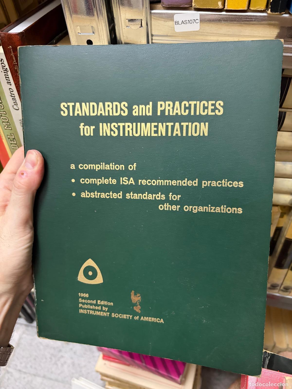 Libros de segunda mano: BLAS107C Standards and Practices for Instrumentation 2nd ed. 1966 - Foto 1