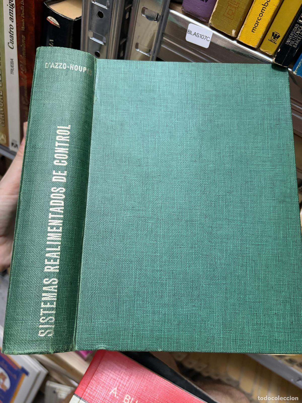 Libros de segunda mano: BLAS107C D'Azzo-Houp Sistemas realimentados de control