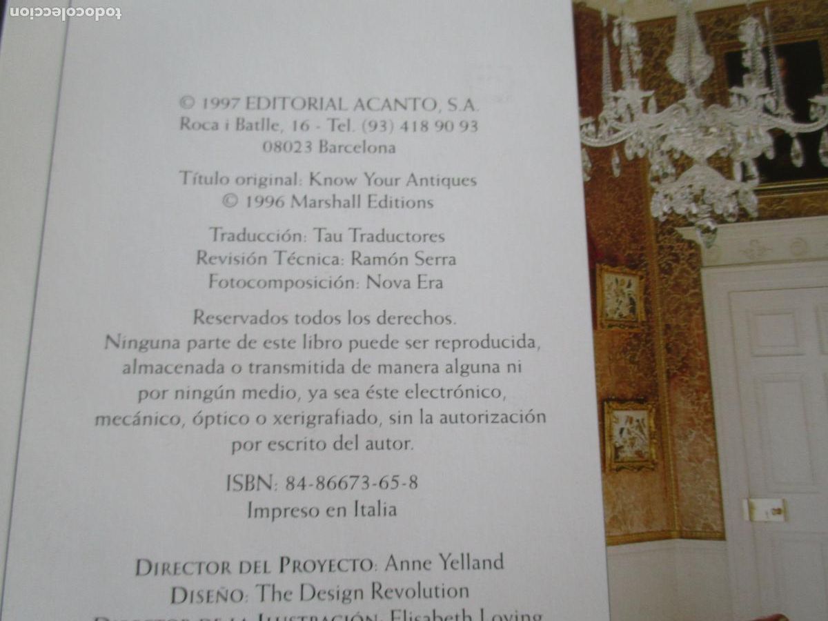 Libros de segunda mano: EL MUEBLE ANTIGUO, TIM FORREST- ACANTO- 1997 - Foto 4