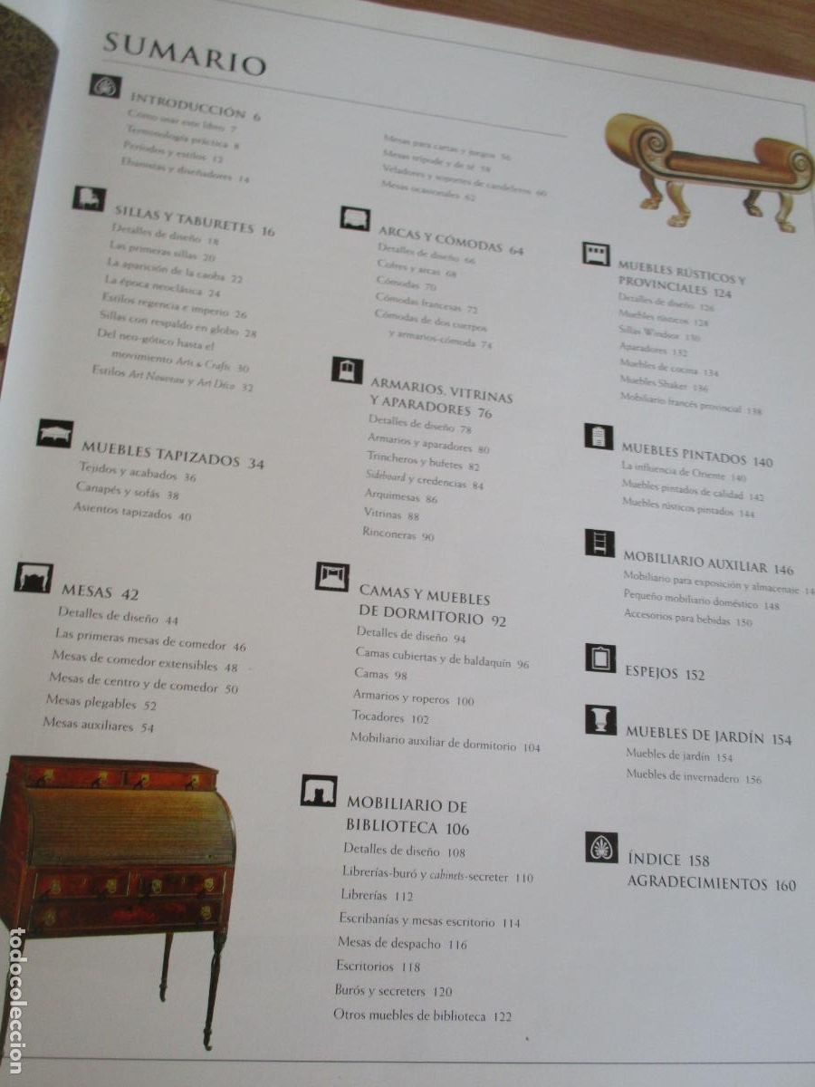 Libros de segunda mano: EL MUEBLE ANTIGUO, TIM FORREST- ACANTO- 1997 - Foto 5