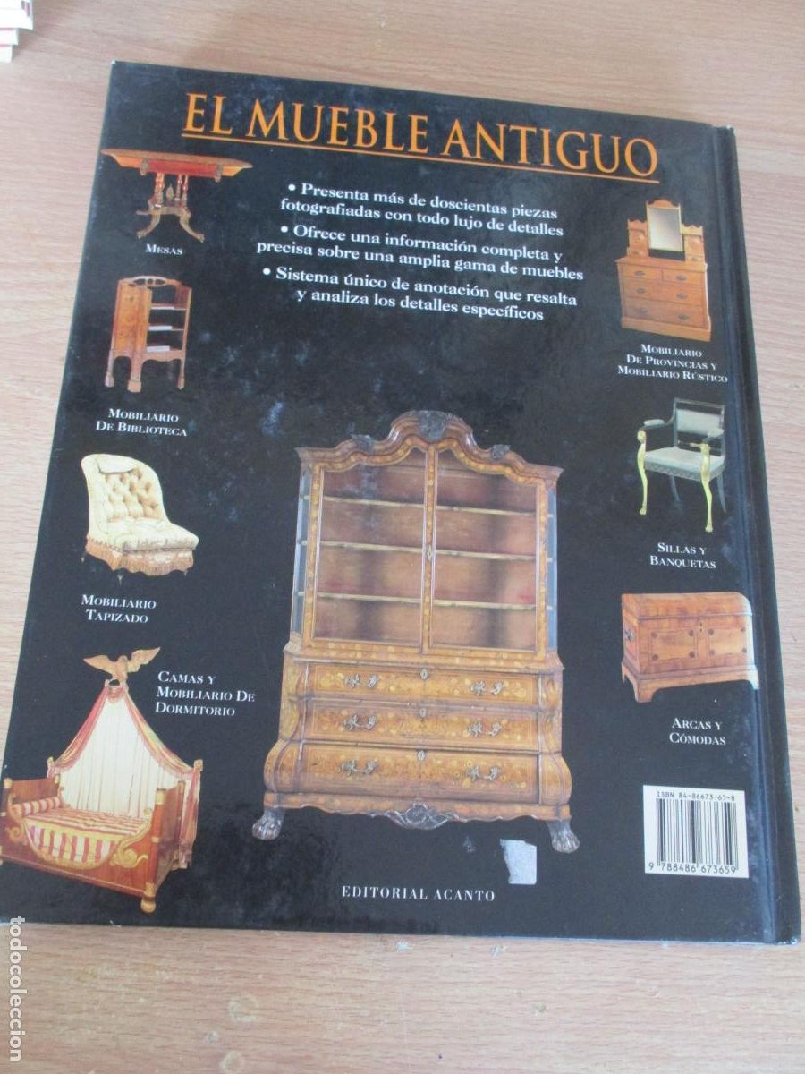 Libros de segunda mano: EL MUEBLE ANTIGUO, TIM FORREST- ACANTO- 1997 - Foto 8