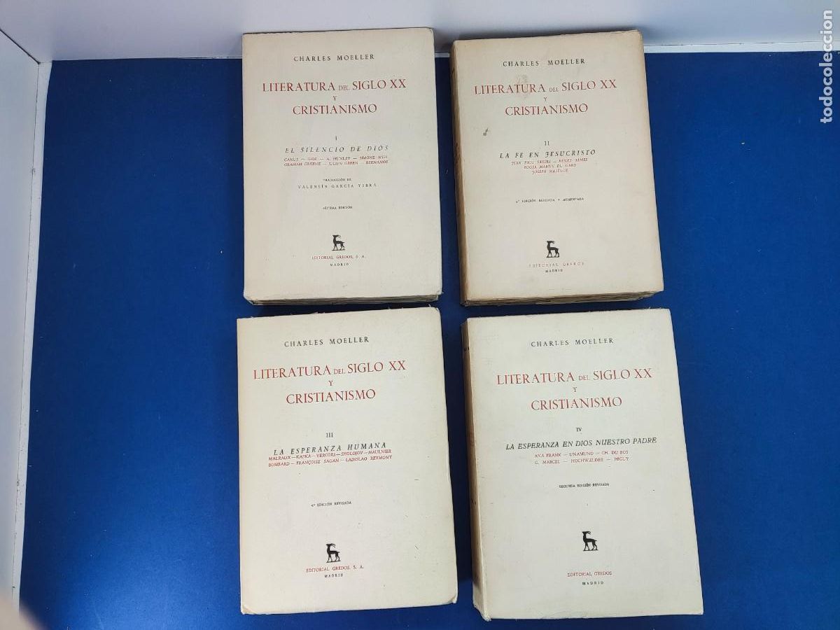 Second hand books: LITERATURA DEL SIGLO XX Y CRISTIANISMO / CHARLES MOELLER / GREDOS