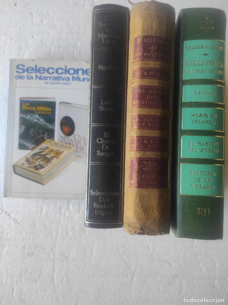 Libri di seconda mano: lote 4 libros SELECCIONES DEL READER`R DIGEST, con cuatro novela cada uno, los de la foto BUEN E
