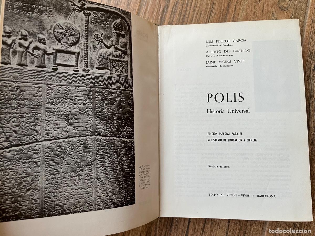 Gebrauchte B&uuml;cher: POLIS HISTORIA UNIVERSAL - PERICOT CASTILLO - VICENS