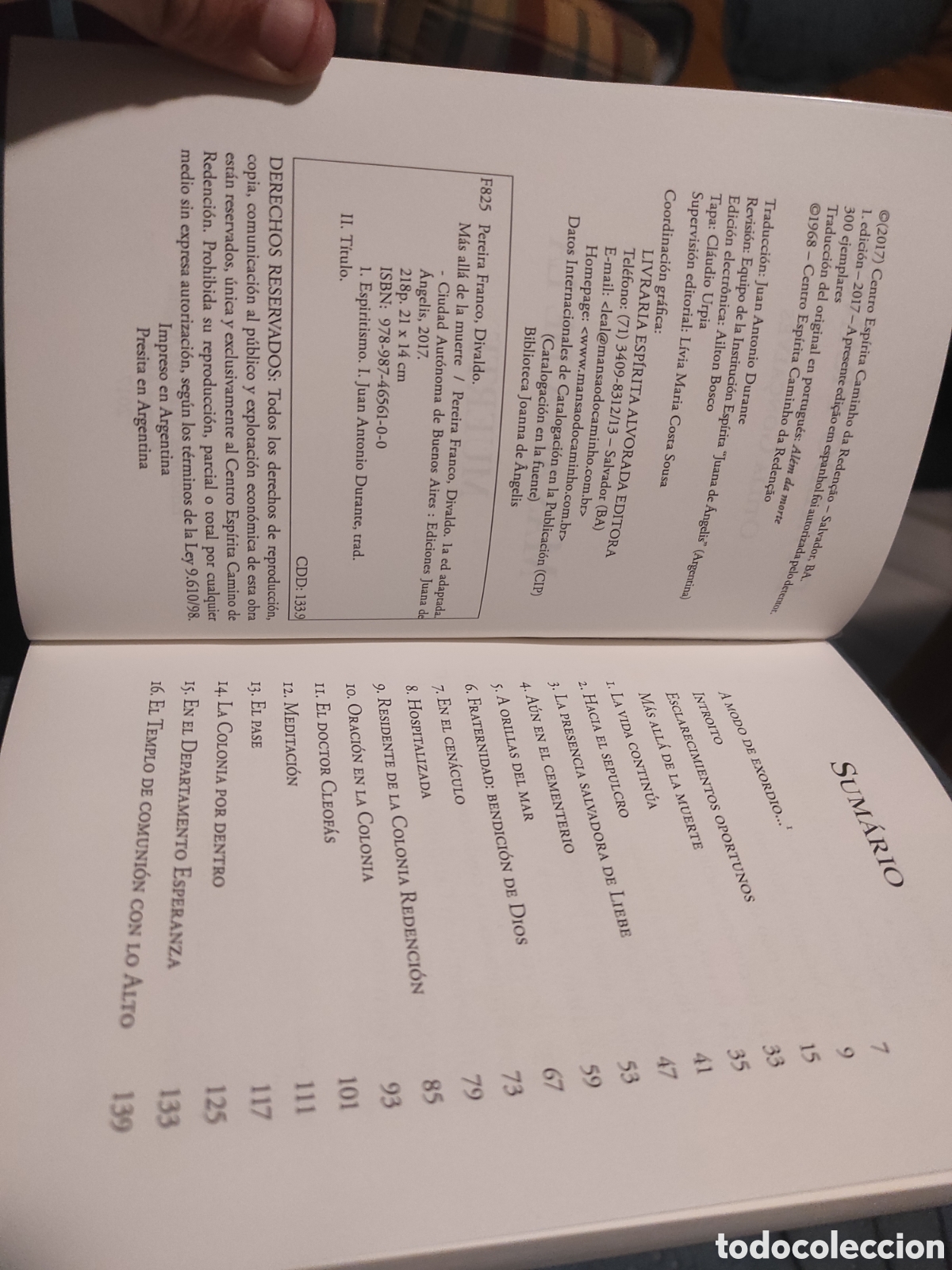 Libros de segunda mano: Divaldo Franco. M&aacute;s all&aacute; de la muerte - Foto 3