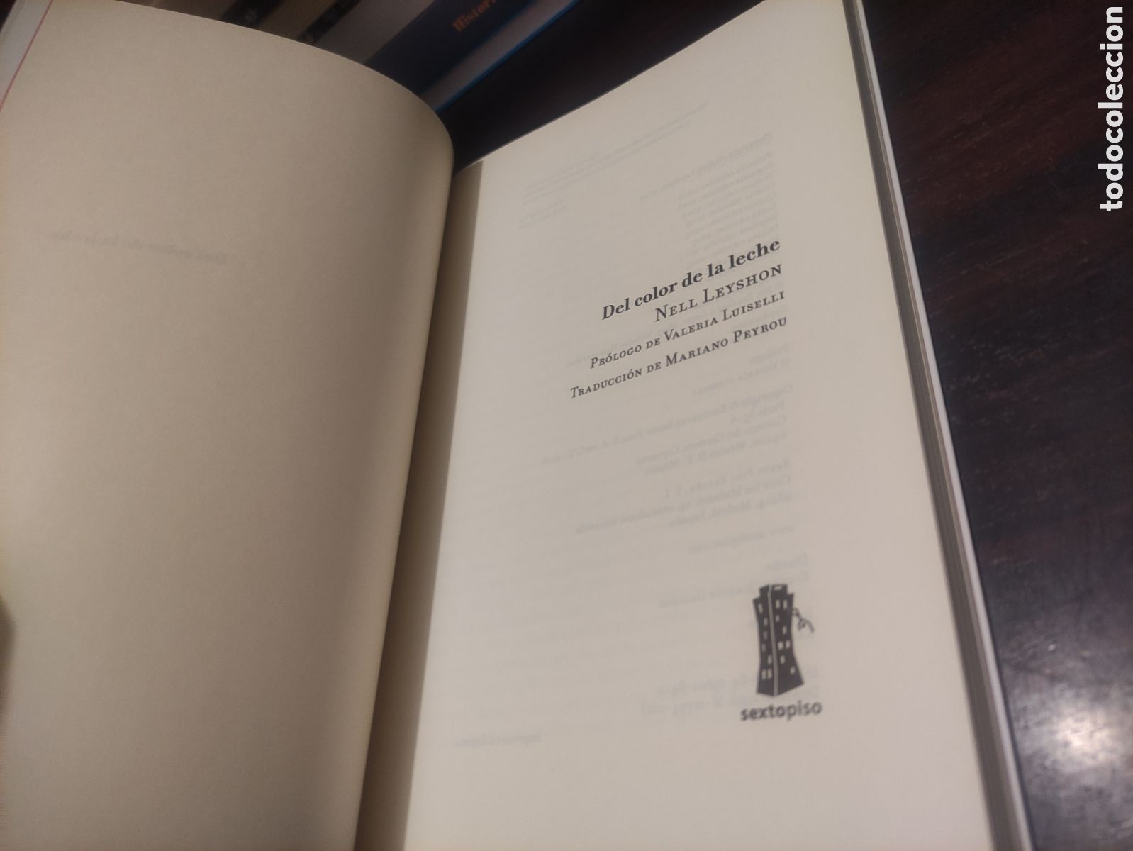 Libros de segunda mano: Del color de la leche - NELL LEYSHON - Foto 7