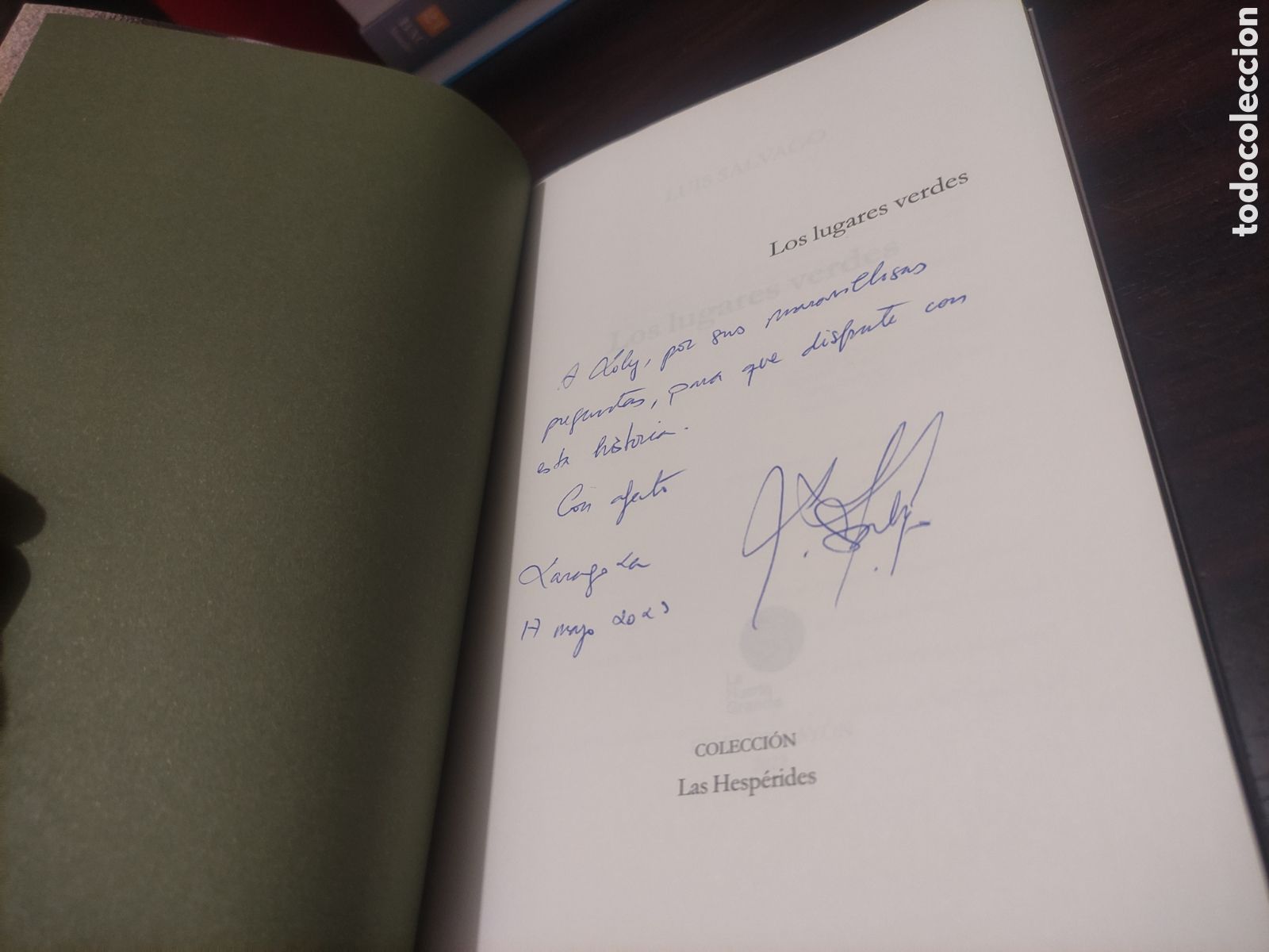 Libros de segunda mano: Luis Salvago - Los lugares verdes - Foto 5