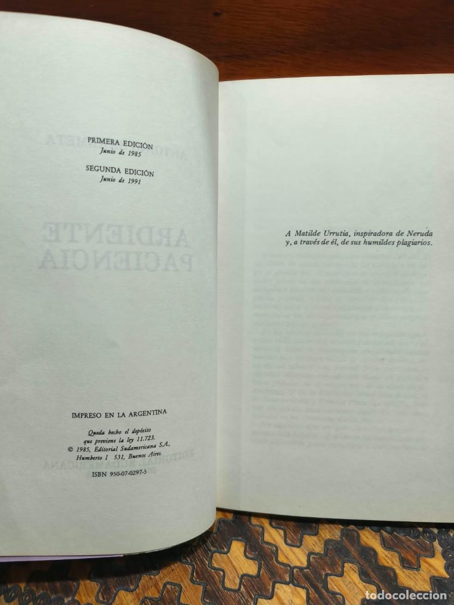 Libros de segunda mano: ARDIENTE PACIENCIA &ndash; ANTONIO SK&Aacute;RMETA - Foto 2