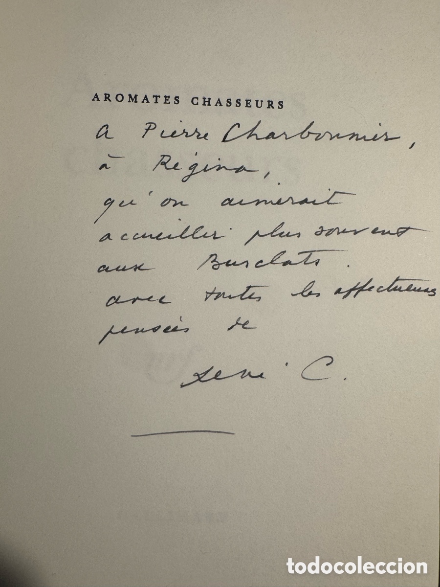 Livros em segunda m&atilde;o: Ren&eacute; Char. Aromates chasseurs (ejemplar dedicado por el autor)