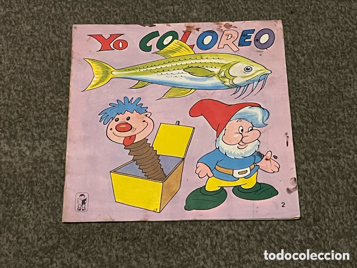 Livres d'occasion: YO COLOREO N&ordm; 2. Ediciones Cuenticolor S.A. A&ntilde;o 1989. Libro para colorear