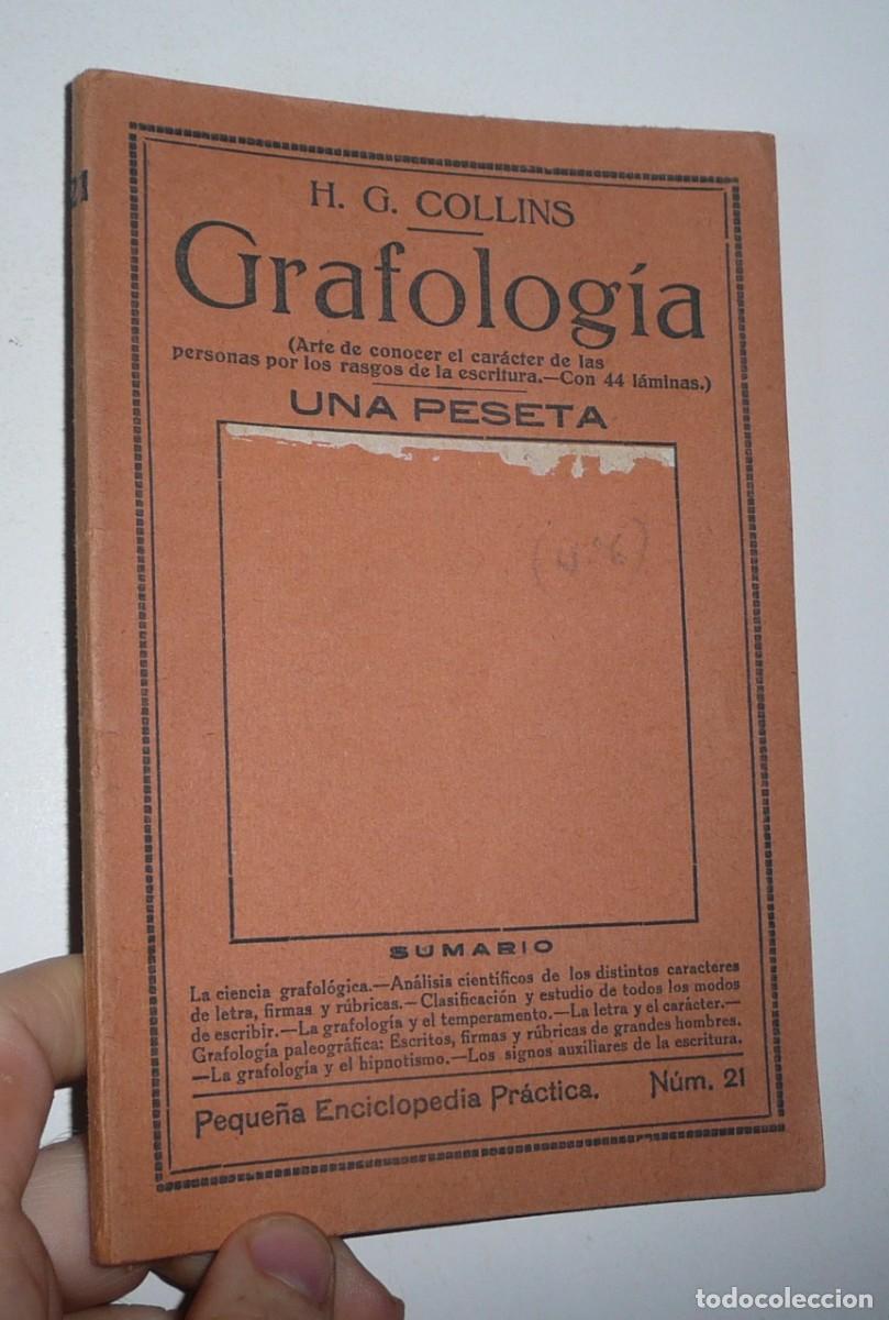 Livres d'occasion: Grafolog&iacute;a - H. G. Collins (Peque&ntilde;a Enciclopedia Pr&aacute;ctica N&ordm; 21)