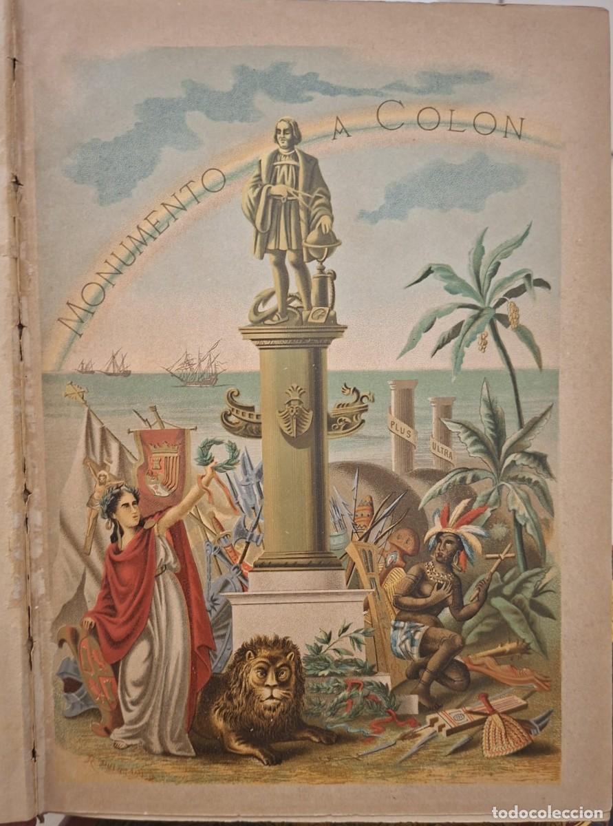 Libri di seconda mano: ROSELLY: MONUMENTO A COLON. HISTORIA DE LA VIDA Y VIAJES DE CRISTOBAL COLON