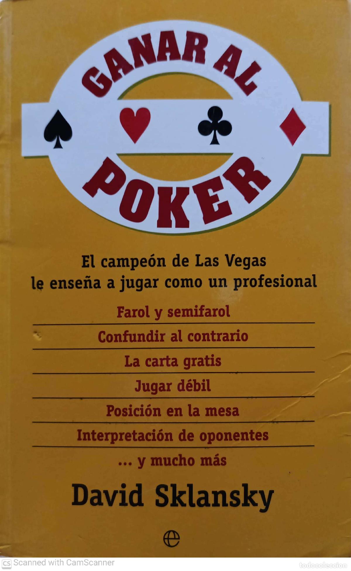 Libros de segunda mano: Ganar al Poker - David Sklansky