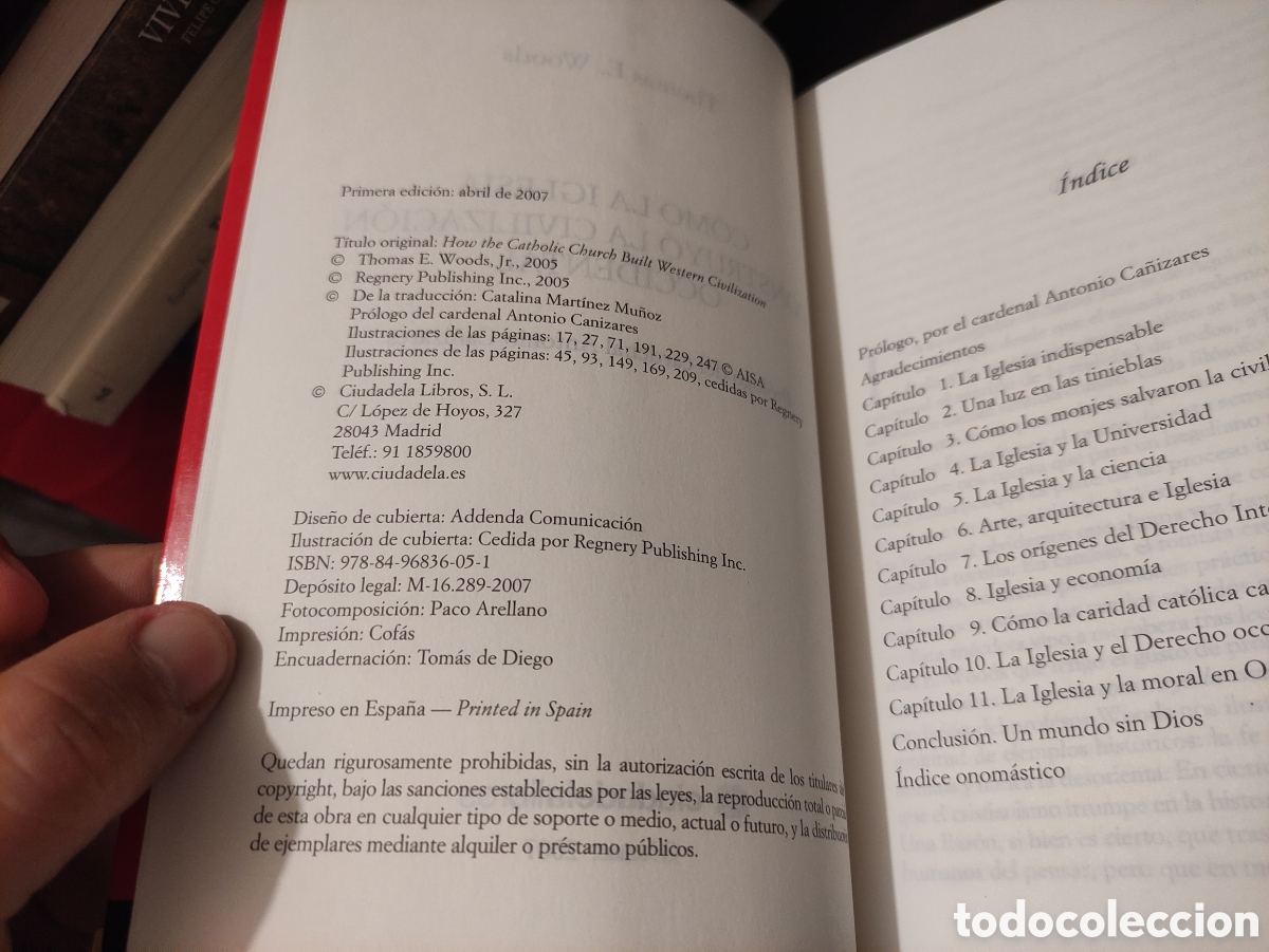 Libros de segunda mano: COMO LA IGLESIA CONSTRUYO LA CIVILIZACION OCCIDENTAL - THOMAS - Foto 9