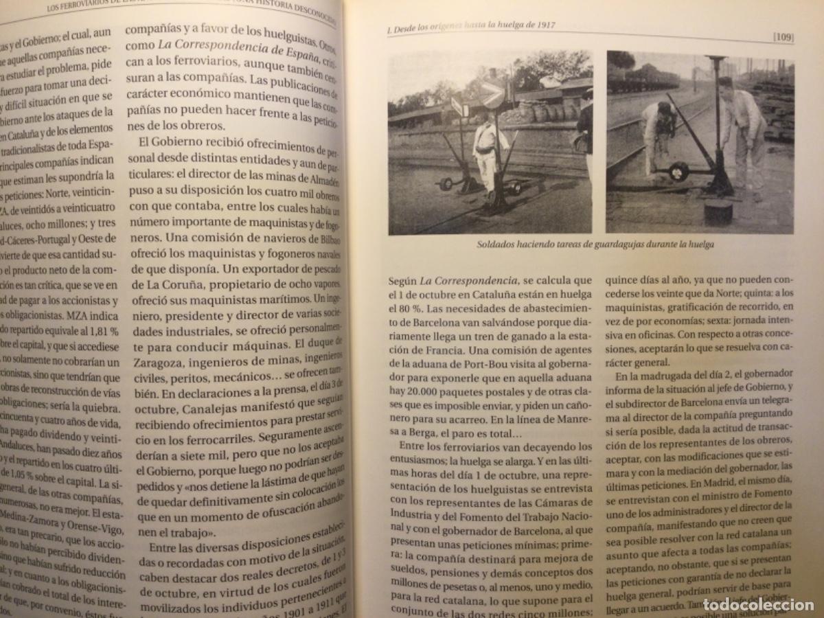 Libros de segunda mano: LOS FERROVIARIOS DE LAS ANTIGUAS COMPA&Ntilde;&Iacute;AS - Foto 6