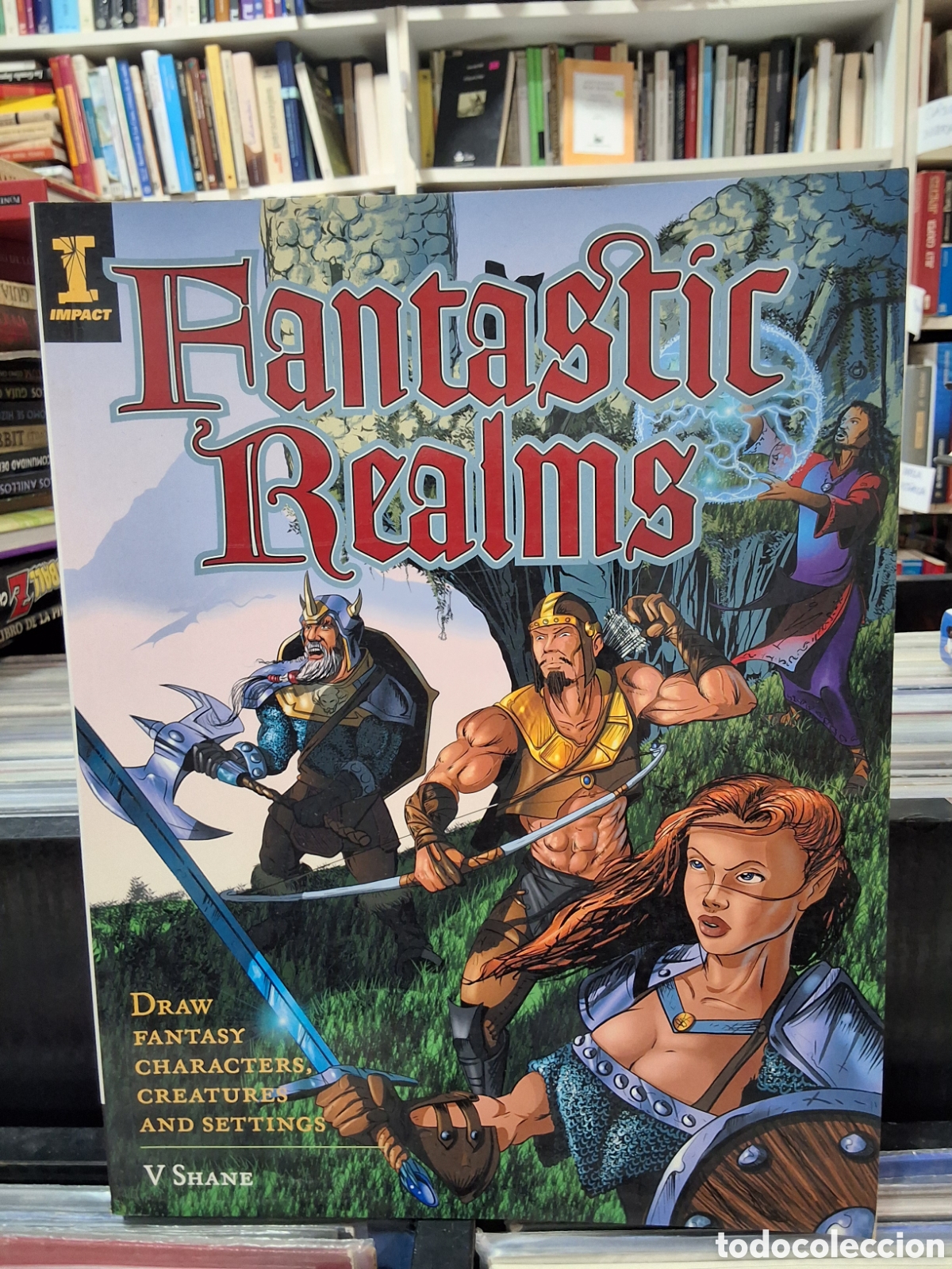 Gebrauchte B&uuml;cher: FANTASTIC REALMS - DRAW FANTASY CHARACTERES, CREATURES AND SETTINGS - DIBUJAR FANTAS&Iacute;A - SHANE