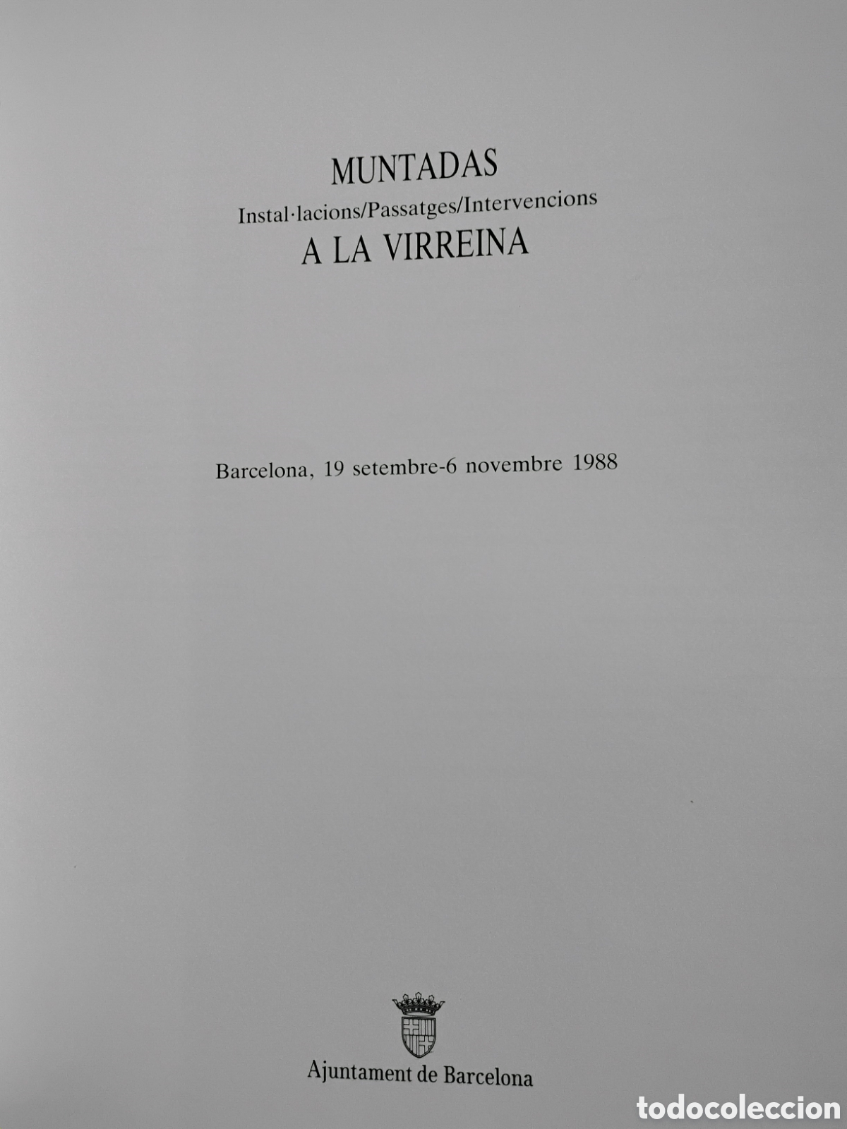 Libros de segunda mano: INTERVENCIONS. MUNTADAS - Foto 2