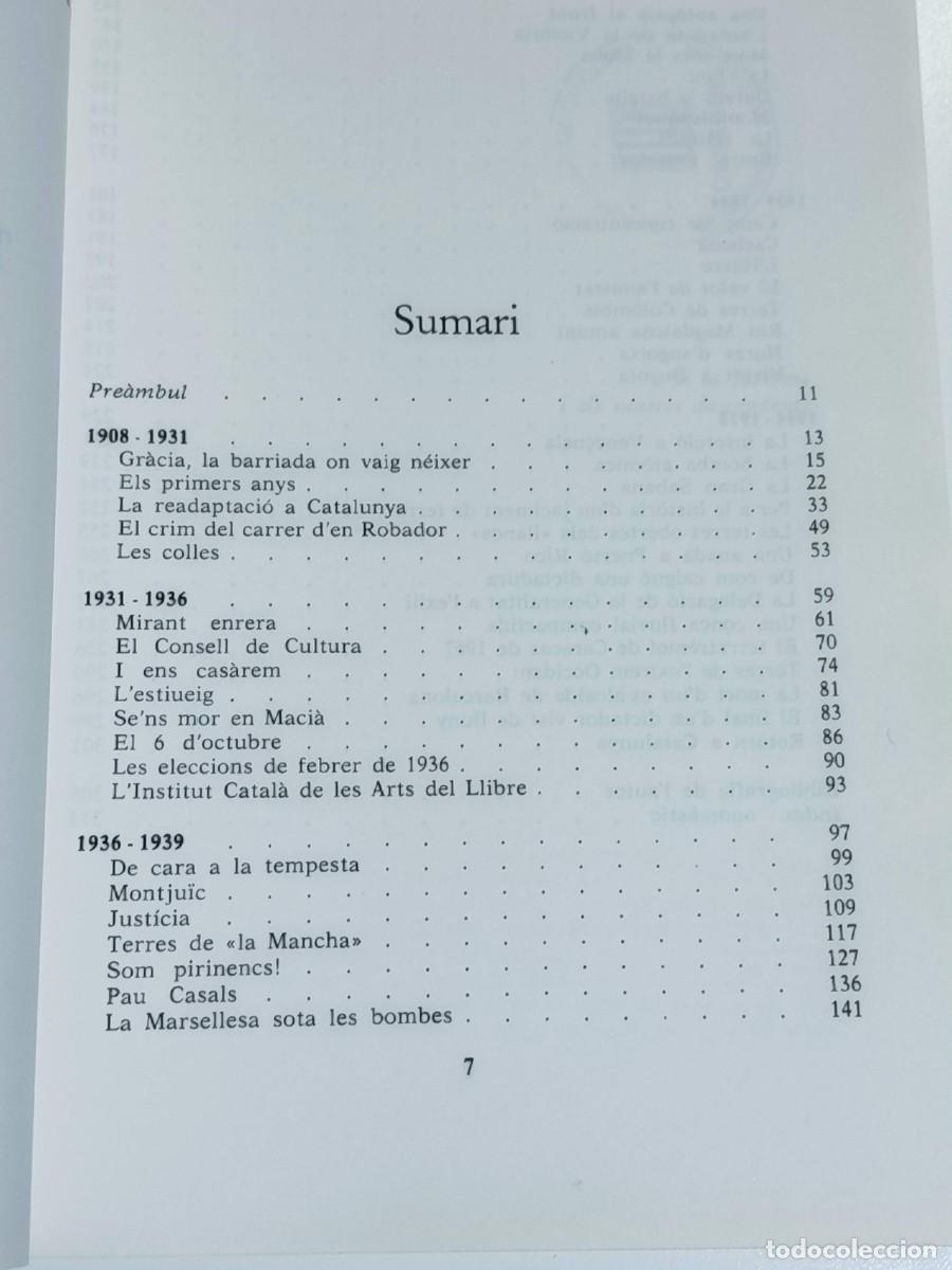 Libros de segunda mano: Tempa viscut 1908-1978 Marc Aureli Vila - Foto 3
