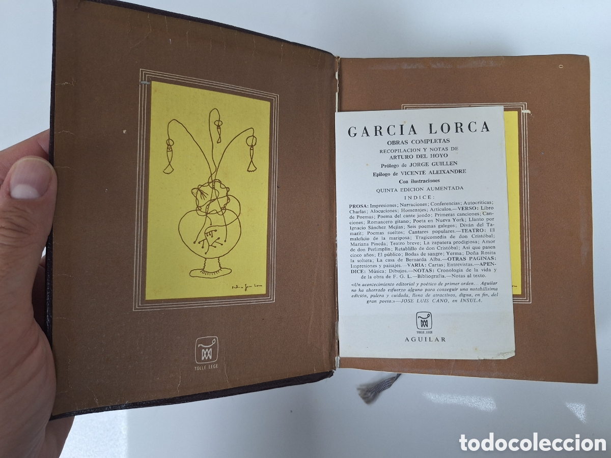 Libros de segunda mano: F. GARCIA LORCA, Obras completas, Aguilar, 1968 - Foto 7