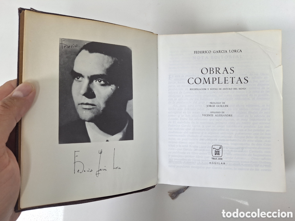 Libros de segunda mano: F. GARCIA LORCA, Obras completas, Aguilar, 1968 - Foto 8
