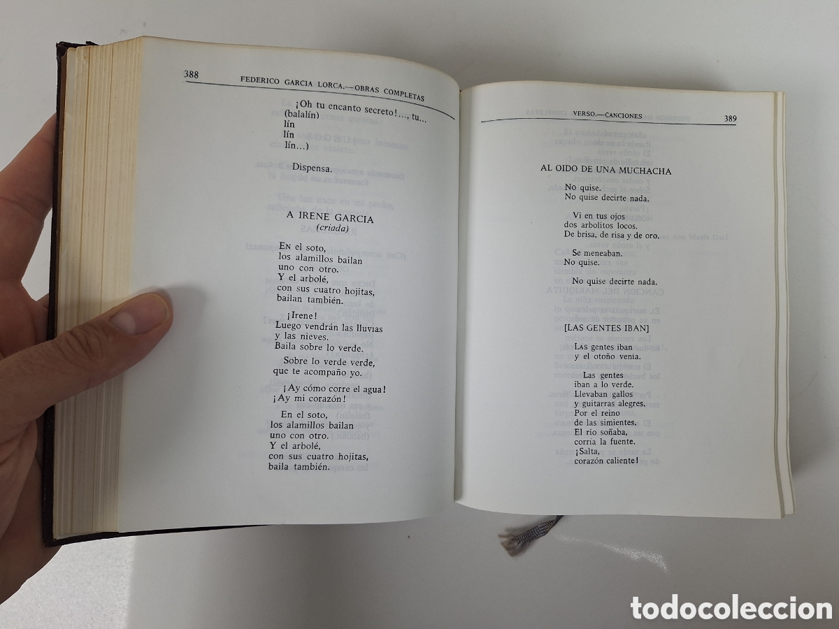 Libros de segunda mano: F. GARCIA LORCA, Obras completas, Aguilar, 1968 - Foto 10