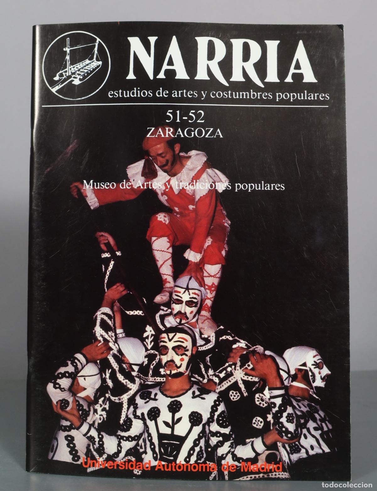 Livros em segunda m&atilde;o: CATALOGO. Narria - Estudios de Artes y Costumbres Populares - Universidad Aut&oacute;noma de Madrid