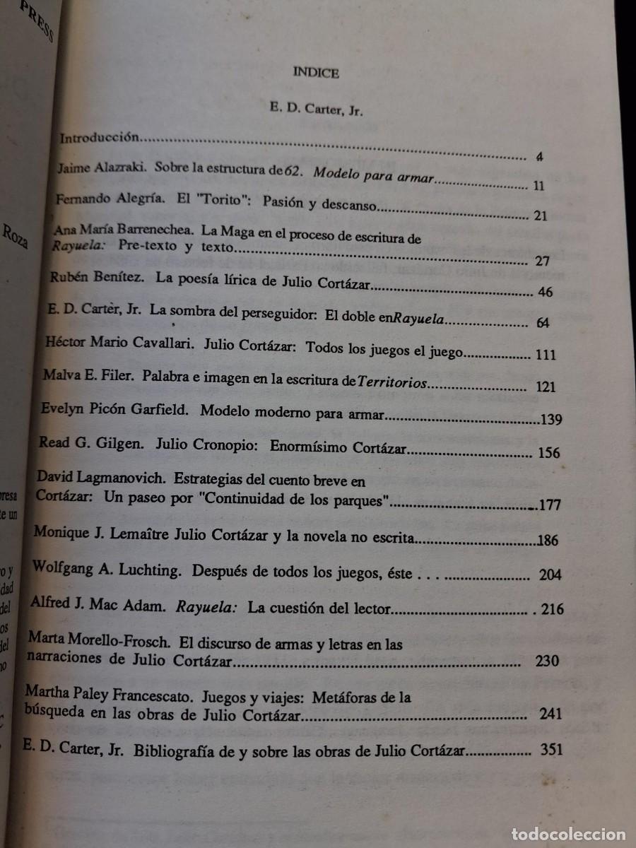 Libros de segunda mano: ESTUDIOS SOBRE LA OBRA DE JULIO CORTAZAR - Foto 3