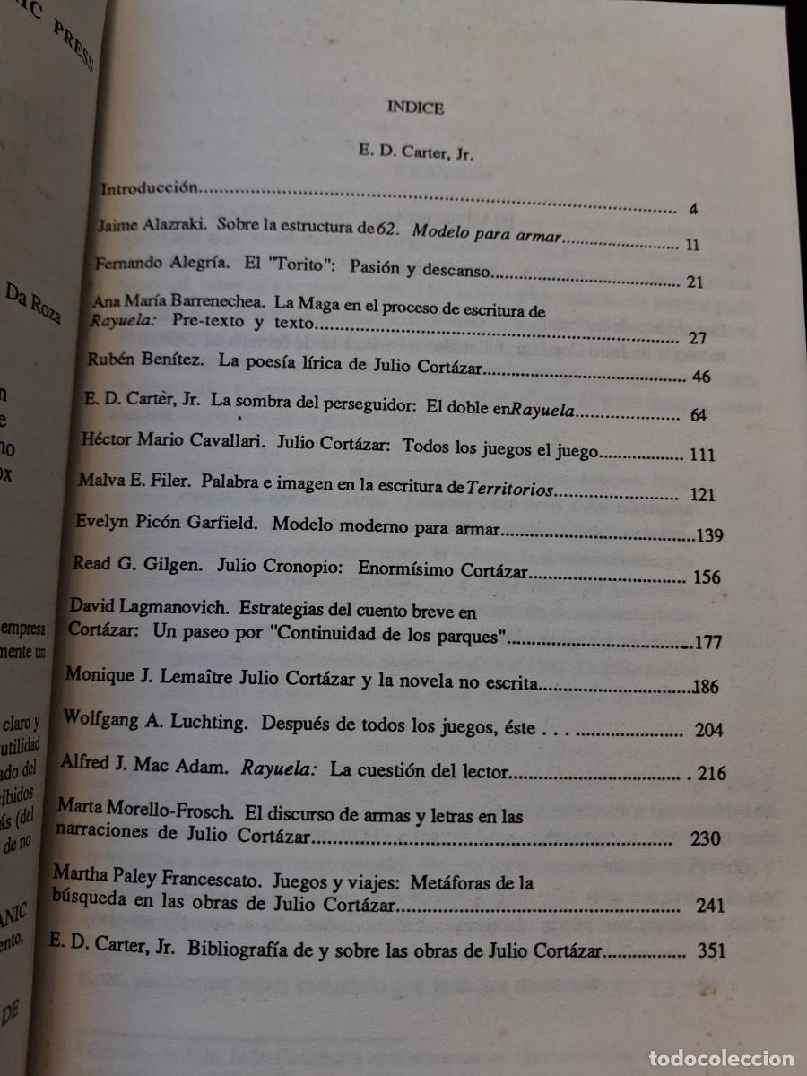 Libros de segunda mano: ESTUDIOS SOBRE LA OBRA DE JULIO CORTAZAR - Foto 4