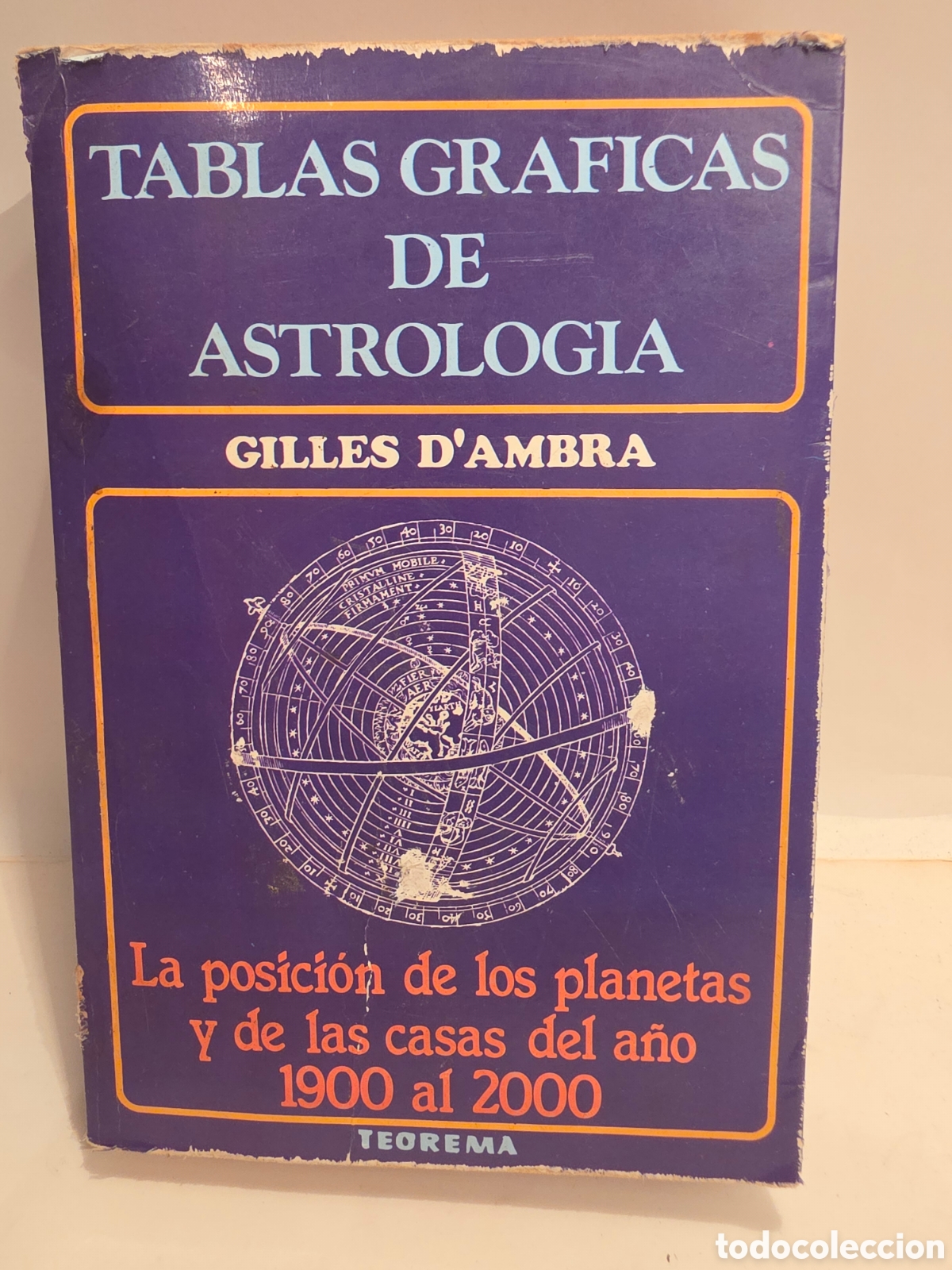 Libros de segunda mano: TABLAS GRAFICAS DE ASTROLOGIA. GILLES D'AMBRA. TEOREMA 1984