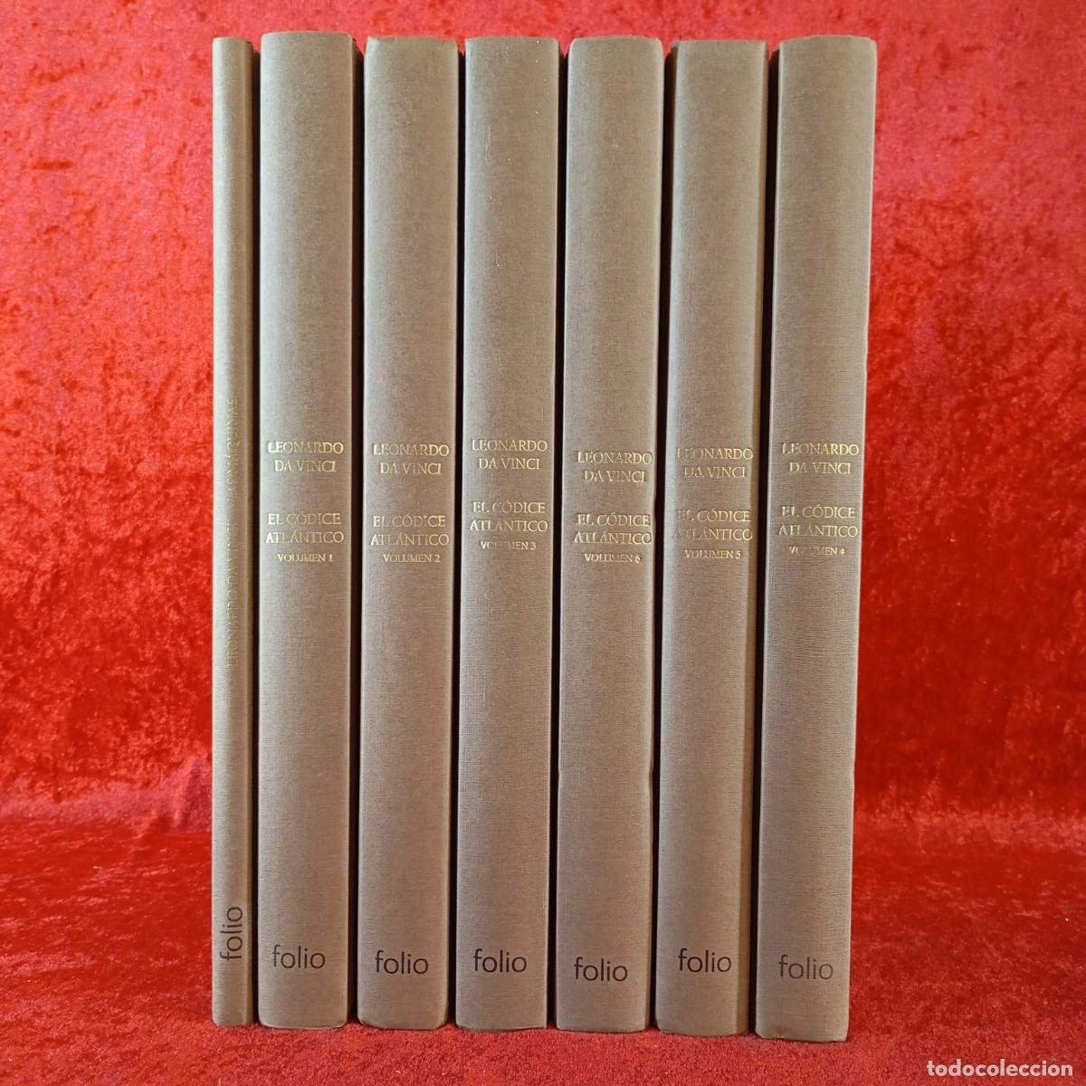 Libros de segunda mano: LEONARDO DA VINCI - FOLIO - EL C&Oacute;DICE ATL&Aacute;NTICO - 6 TOMOS + 1 DE LAS M&Aacute;QUINAS / 1015 - Foto 1