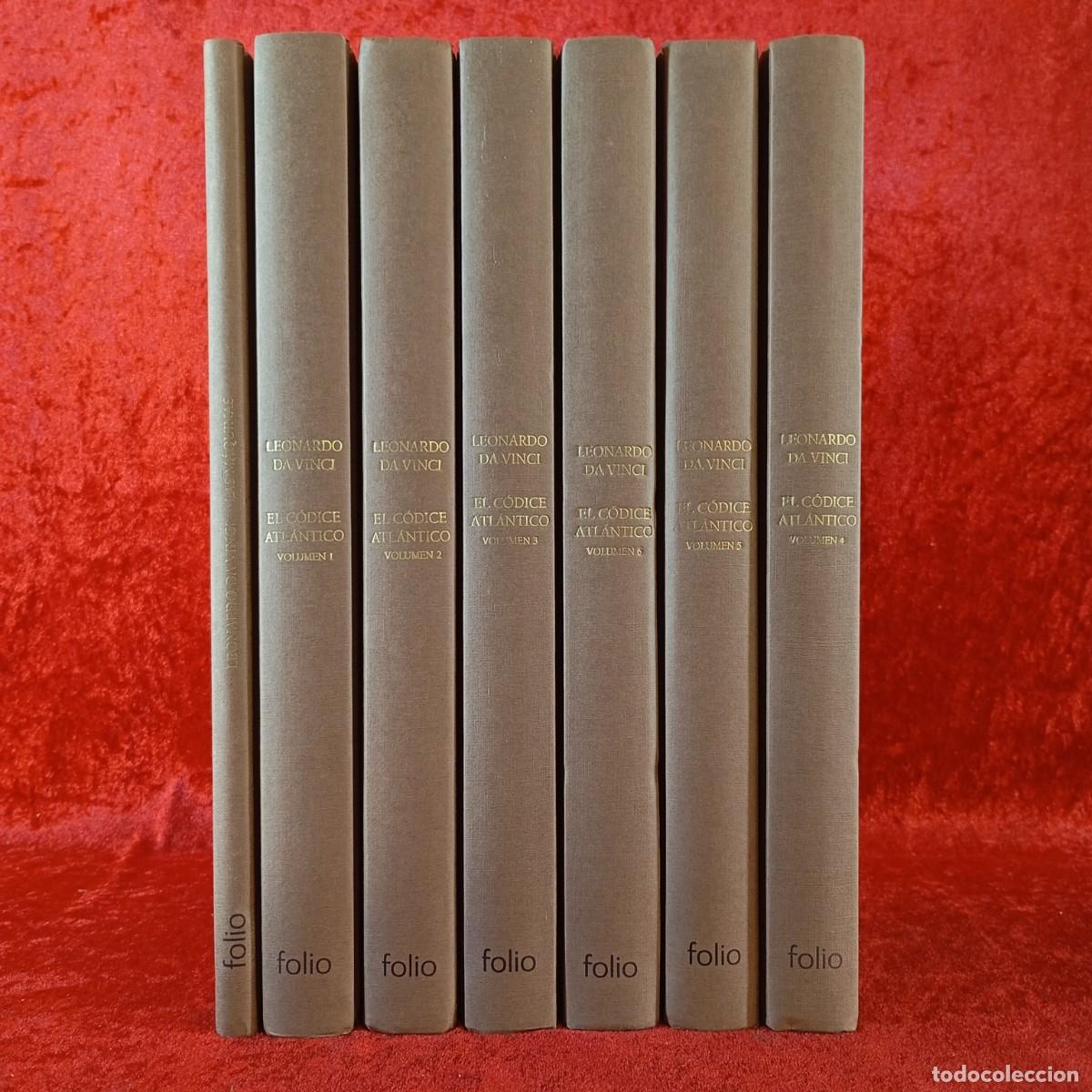Libros de segunda mano: LEONARDO DA VINCI - FOLIO - EL C&Oacute;DICE ATL&Aacute;NTICO - 6 TOMOS + 1 DE LAS M&Aacute;QUINAS / 1015 - Foto 2