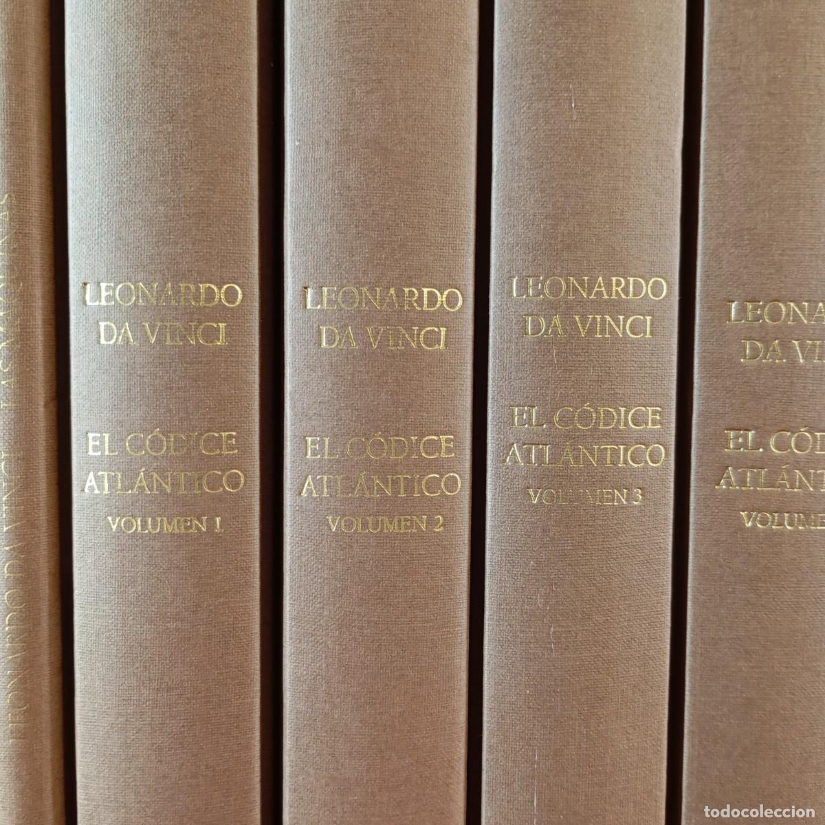Libros de segunda mano: LEONARDO DA VINCI - FOLIO - EL C&Oacute;DICE ATL&Aacute;NTICO - 6 TOMOS + 1 DE LAS M&Aacute;QUINAS / 1015 - Foto 3