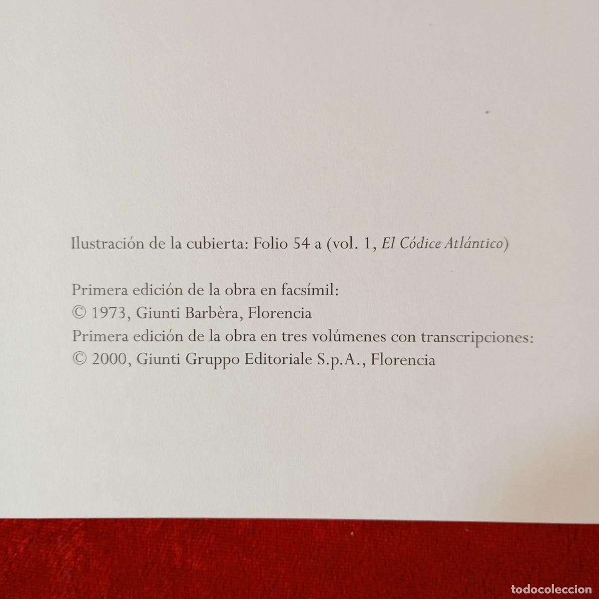 Libros de segunda mano: LEONARDO DA VINCI - FOLIO - EL C&Oacute;DICE ATL&Aacute;NTICO - 6 TOMOS + 1 DE LAS M&Aacute;QUINAS / 1015 - Foto 7
