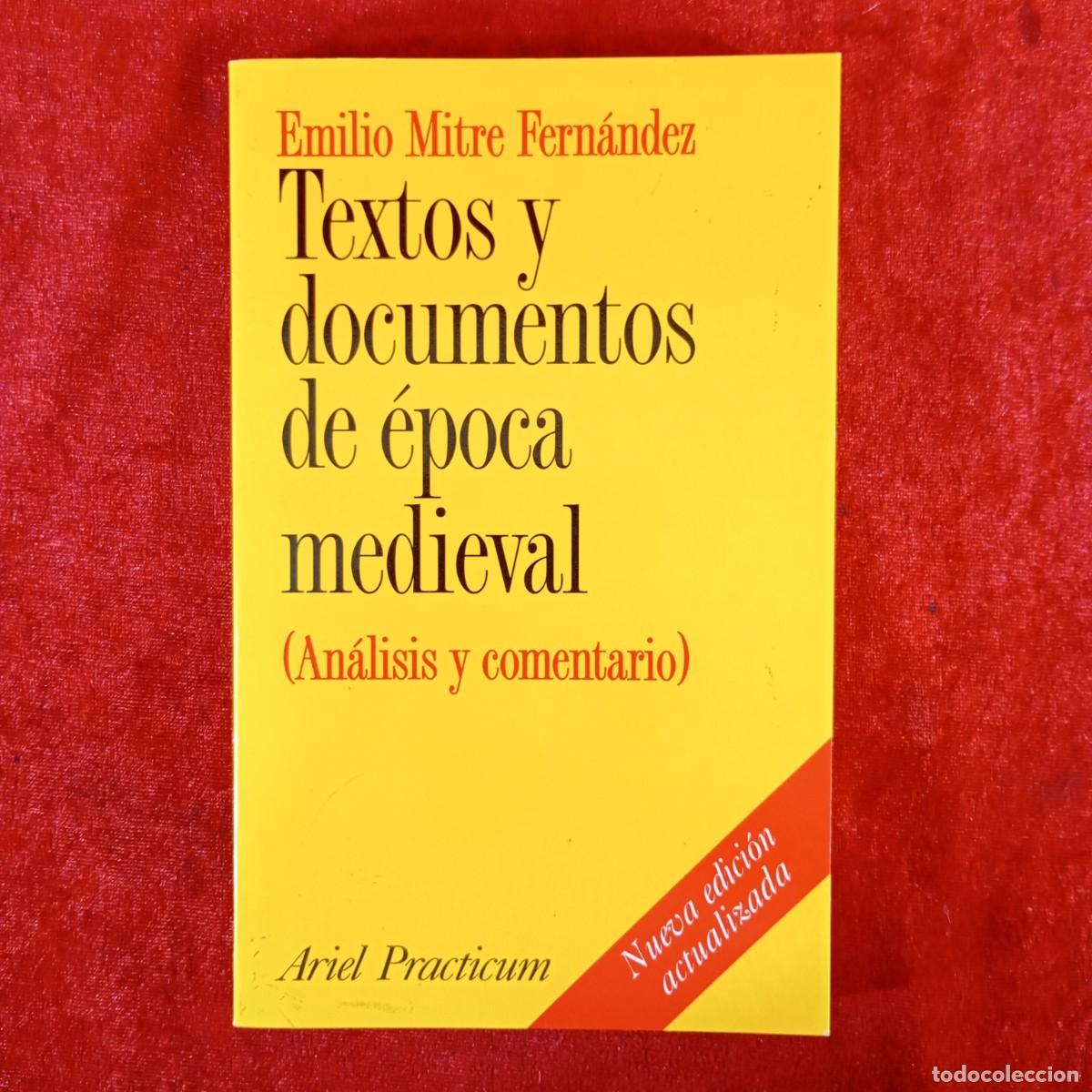 Gebrauchte B&uuml;cher: TAXTOS Y DOCUMENTOS DE &Eacute;POCA MEDIEVAL - EMILIO MITRE FERN&Aacute;NDEZ - ARIEL / 1030