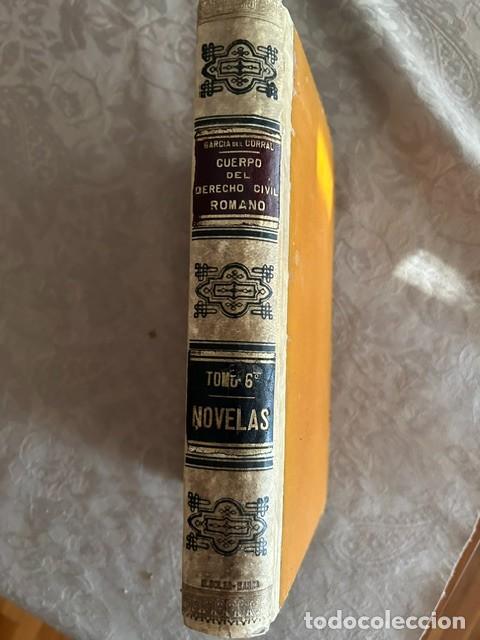 Gebrauchte B&uuml;cher: Cuerpo de Derecho Civil Romano. Tomo VI. Novelas. Por Kriegel, Hermann y Osenbruggen.