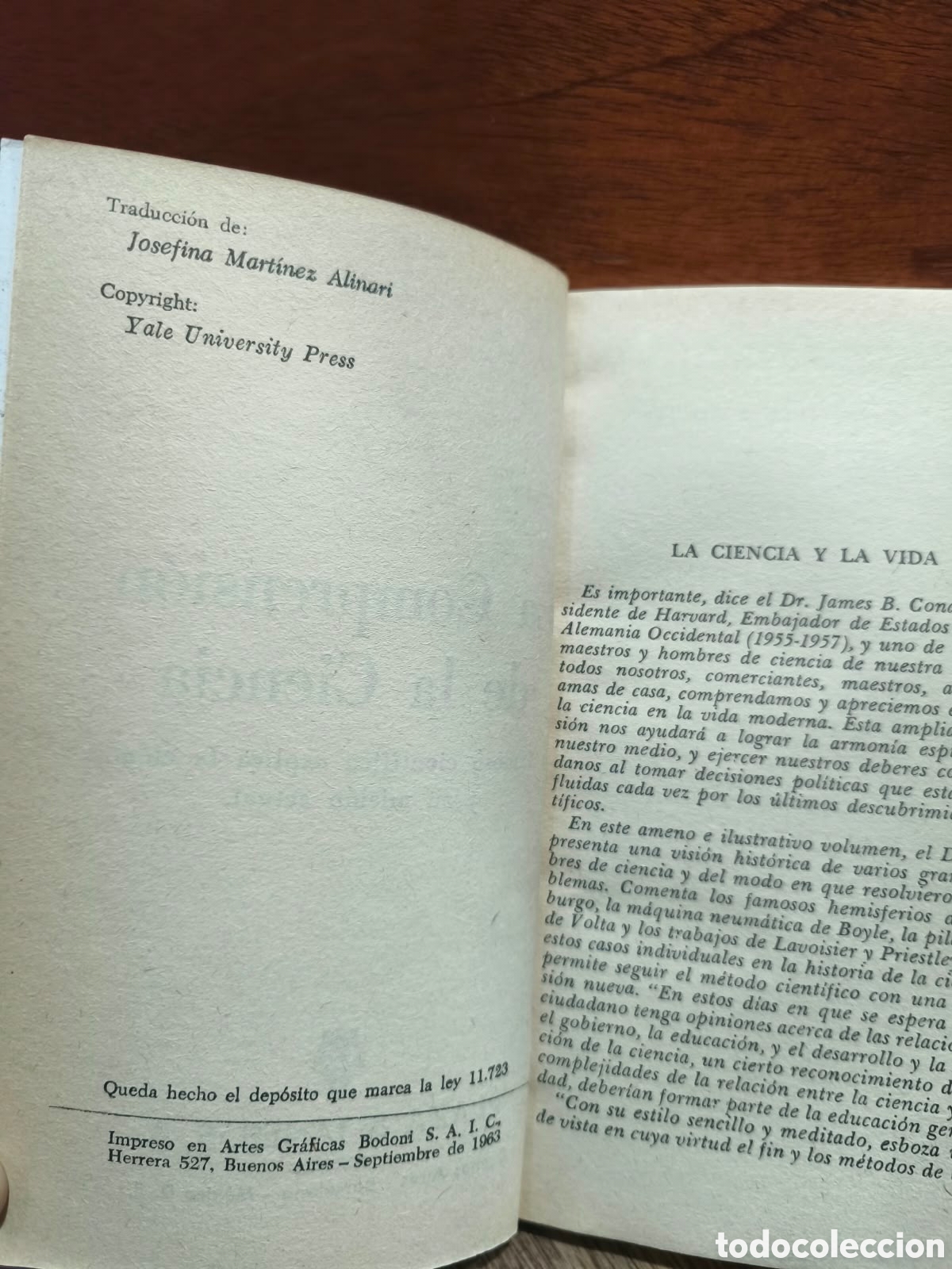 Libros de segunda mano: James Bryant Conant &ndash; Entendimiento de la ciencia &ndash; LML - Foto 4