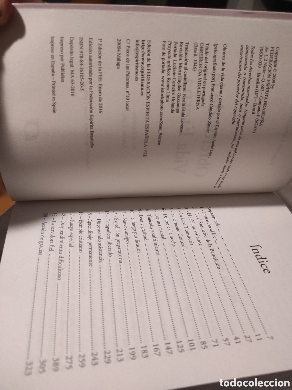 Libros de segunda mano: Obreros de la vida eterna - Francisco C&aacute;ndido Xavier - Foto 3