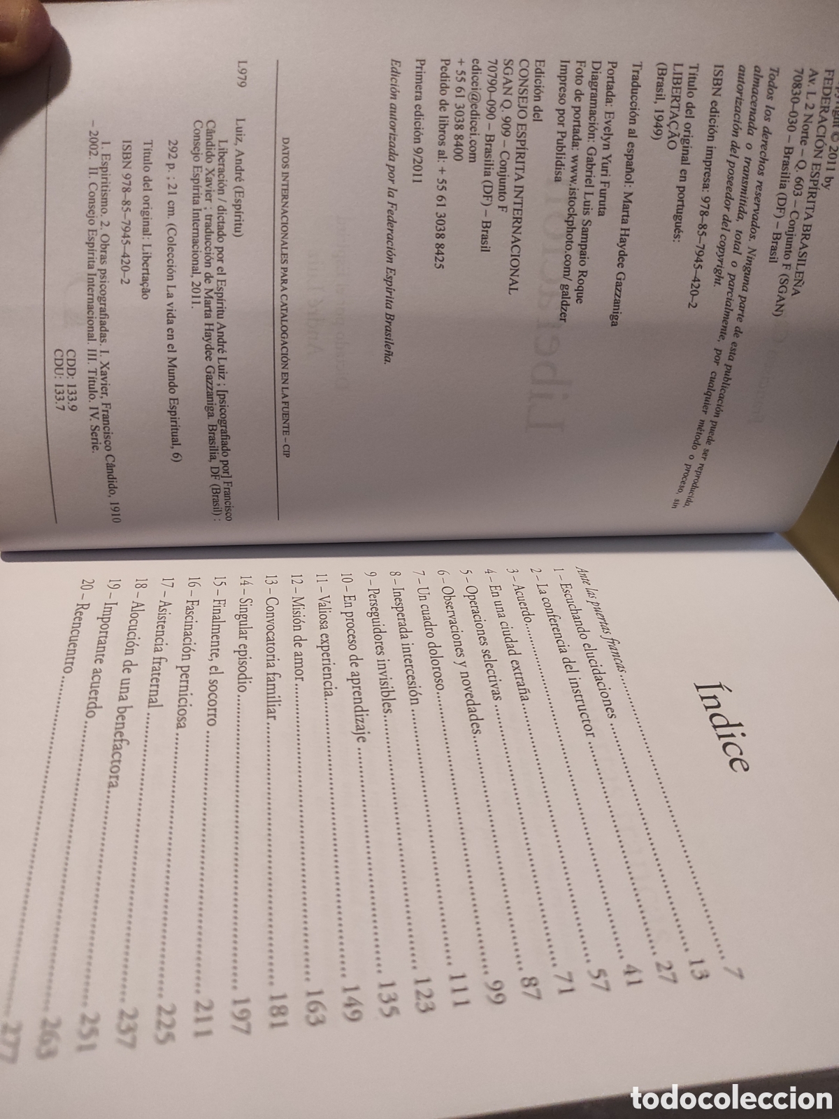 Libros de segunda mano: LIBERACI&Oacute;N - FRANCISCO CANDIDO XAVIER y ANDR&Eacute; LUIZ - Foto 3
