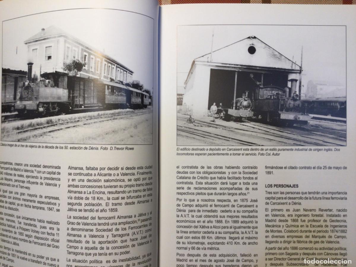 Libros de segunda mano: DEL TRAMWAY AL FERROCARRIL , LA LINEA CARCAIXENT-D&Eacute;NIA - Foto 3