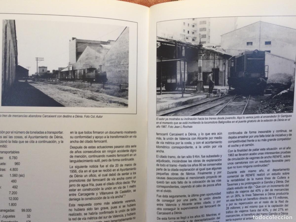 Libros de segunda mano: DEL TRAMWAY AL FERROCARRIL , LA LINEA CARCAIXENT-D&Eacute;NIA - Foto 10